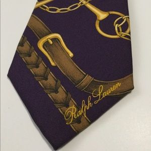 Ralph Lauren purple label silk tie